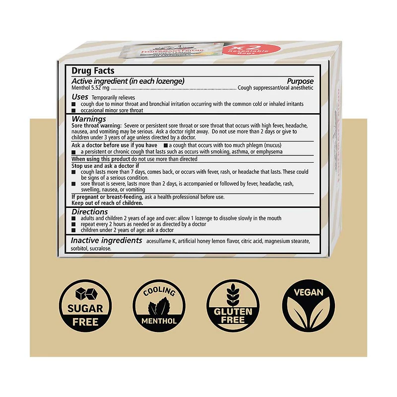 Fisherman's Friend Cough Drops, Cough Suppressant and Sore Throat Lozenges