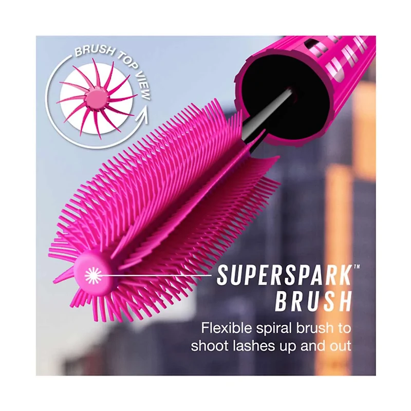 Maybelline Lash Sensational Firework Waterproof Mascara, Very Black, 0.29 fl oz