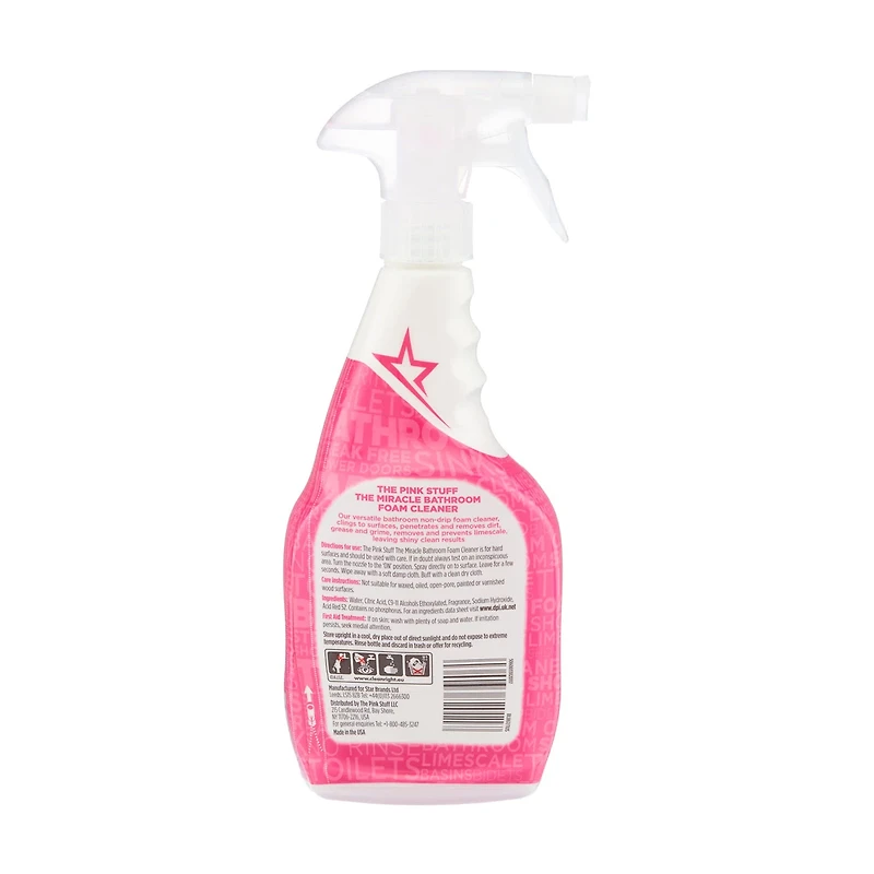 Stardrops The Pink Stuff Bathroom Foam Cleaner, 25.4 fl oz