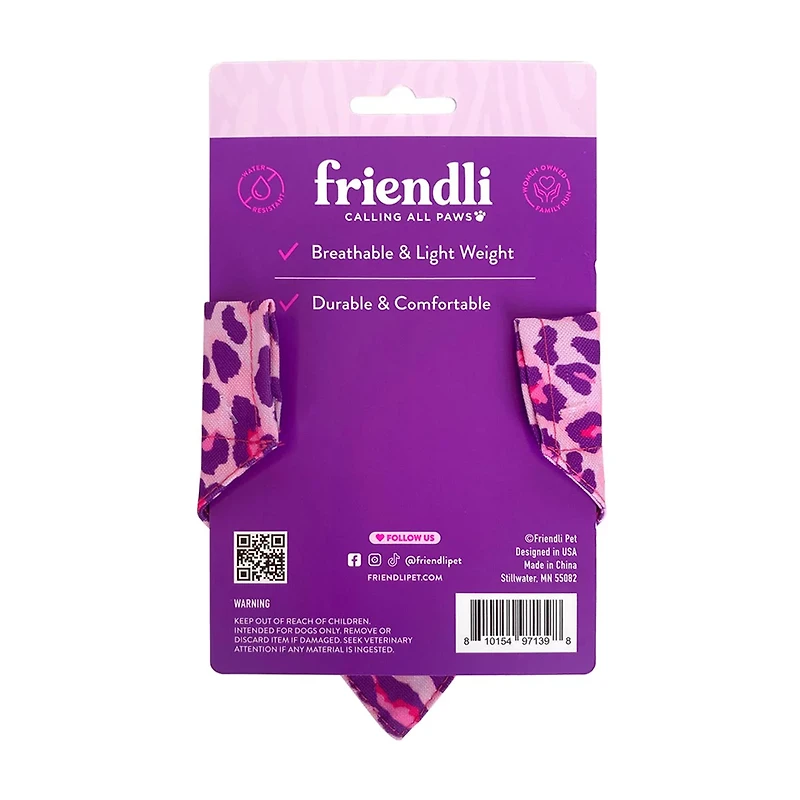 Friendli Cat Bandana, Pink
