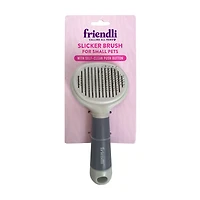 Friendli Self-Clean Slicker Brush for Small Pets