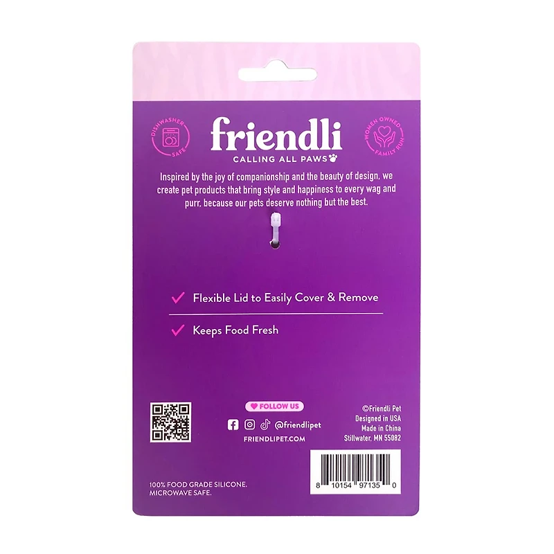 Friendli Silicone Cat Food Can Cover
