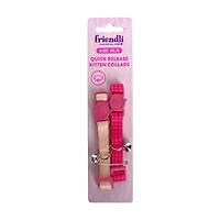 Friendli Quick Release Kitten Collars, 2ct