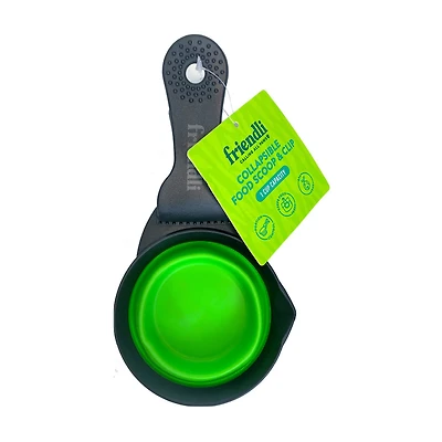 Collapsible Food Scoop/Clip, 1 Cup