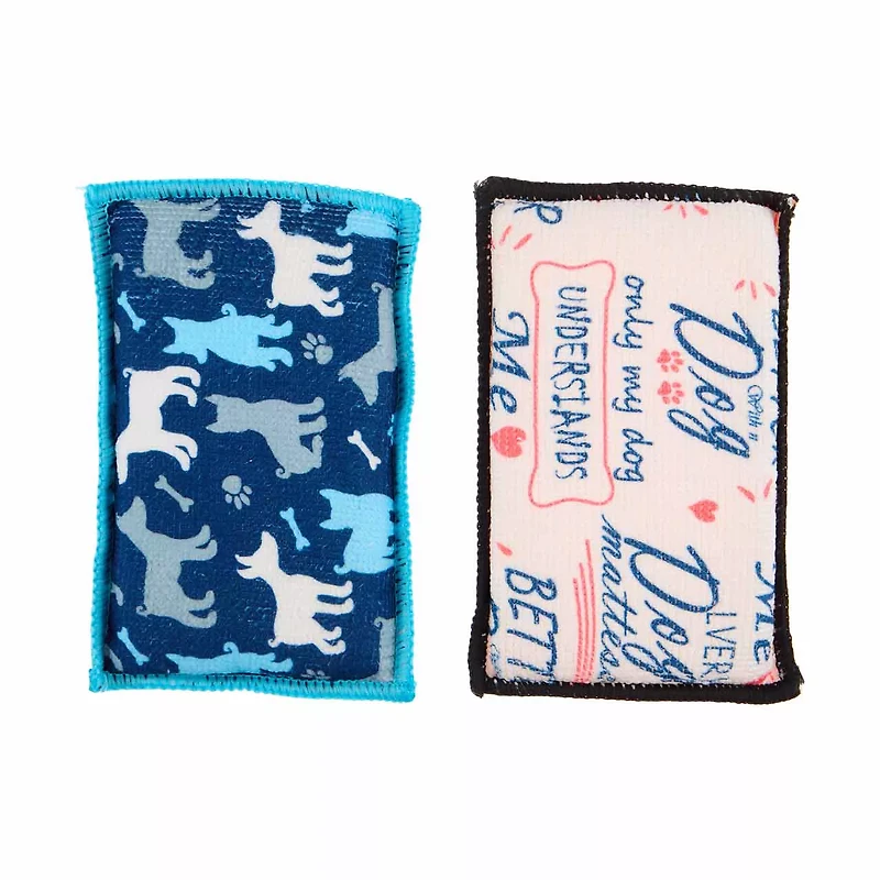 Friendli Microfiber Dog Lover Sponges, 2 ct