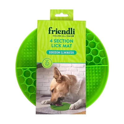 Friendli Silicone 4-Section Lick Mat