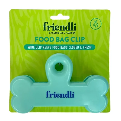 Friendli Plastic Bone Pet Food Bag Clip