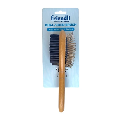 Double Sided Bamboo Brush, Small
