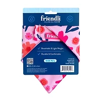 Friendli Hot Pink Pattern Dog Bandana
