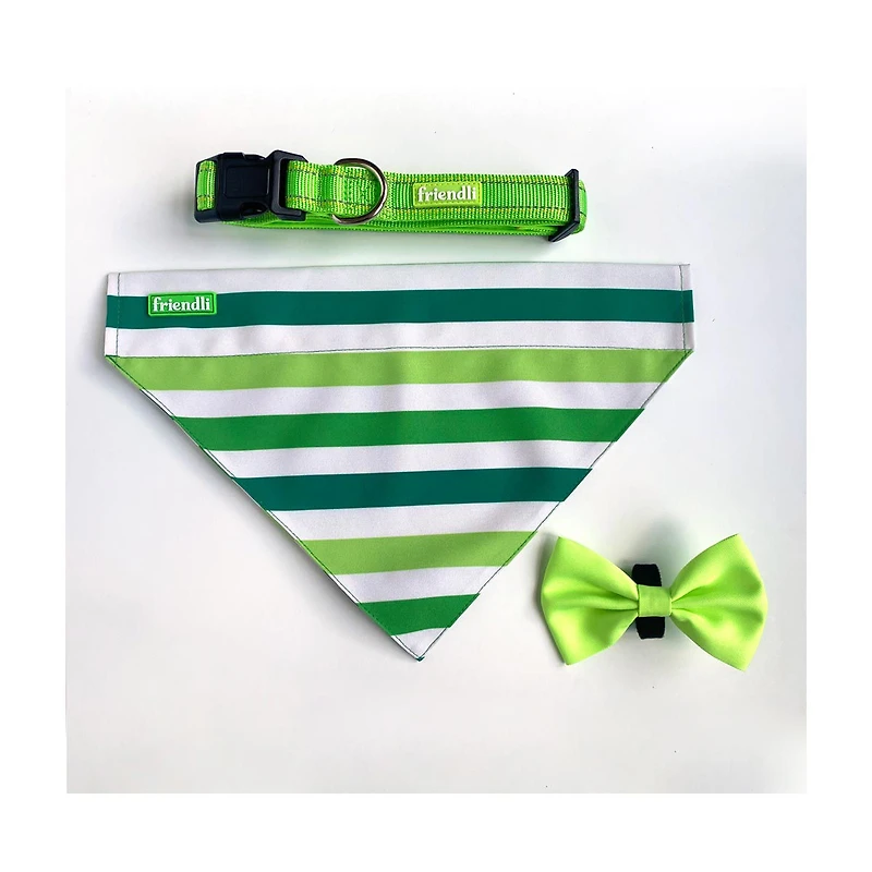 Friendli Cosmic Green Pattern Dog Bandana