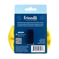 Friendli Sunshine Yellow Dog Bow Tie