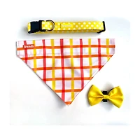 Friendli Sunshine Yellow Dog Bow Tie