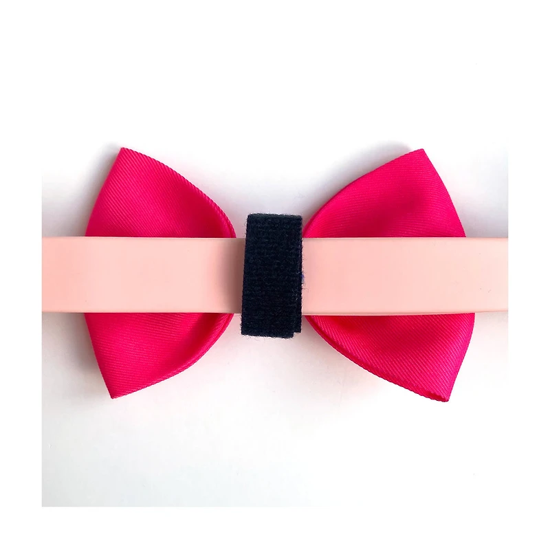 Friendli Hot Pink Dog Bow Tie