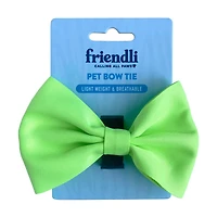 Friendli Cosmic Green Dog Bow Tie