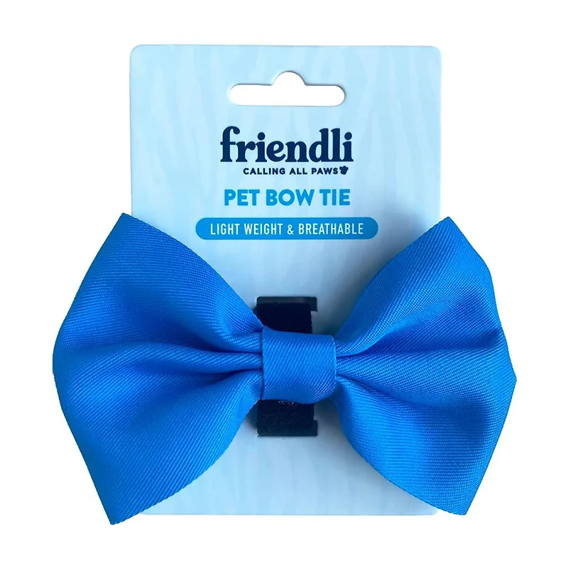 Friendli Sapphire Dog Bow Tie
