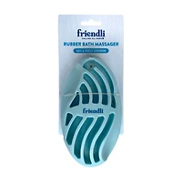 Fiendli Pet Rubber Grooming Bath Massager, Large