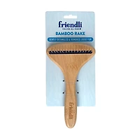 Friendli Single Row Bamboo Rake Pet Fur Detangler