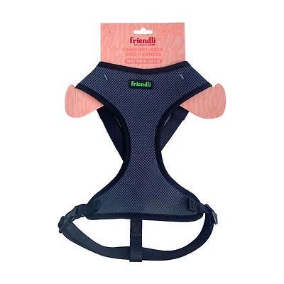 Friendli Dog Mesh Harness, Midnight Black, Large