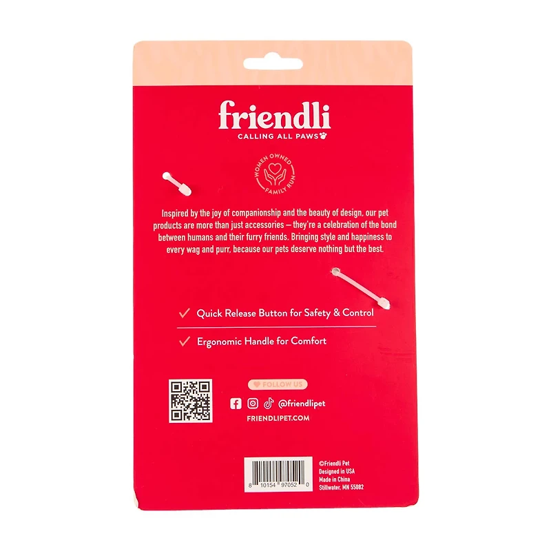 Retractable Dog Leash, Large, Snow Gray