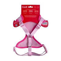 Friendli Bubblegum Dog Mesh Harness, Medium