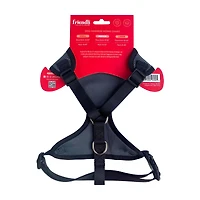 Friendli Midnight Black Dog Mesh Harness, Medium