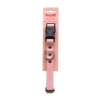 Friendli Waterproof Dog Collar, M/L, Bubblegum