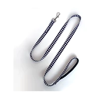 Friendli Neoprene Dog Leash, 5ft, Gray Pattern