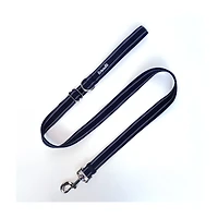 Friendli Nylon Dog Leash, 4-6ft, Midnight Black