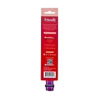 Friendli Nylon Dog Collar, S/M, Grape