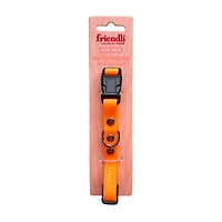 Friendli Waterproof Dog Collar, XS/S, Tangerine