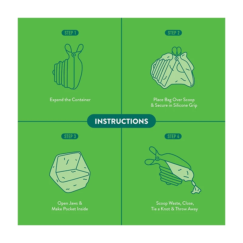 Friendli Handheld Waste Scoop, Large