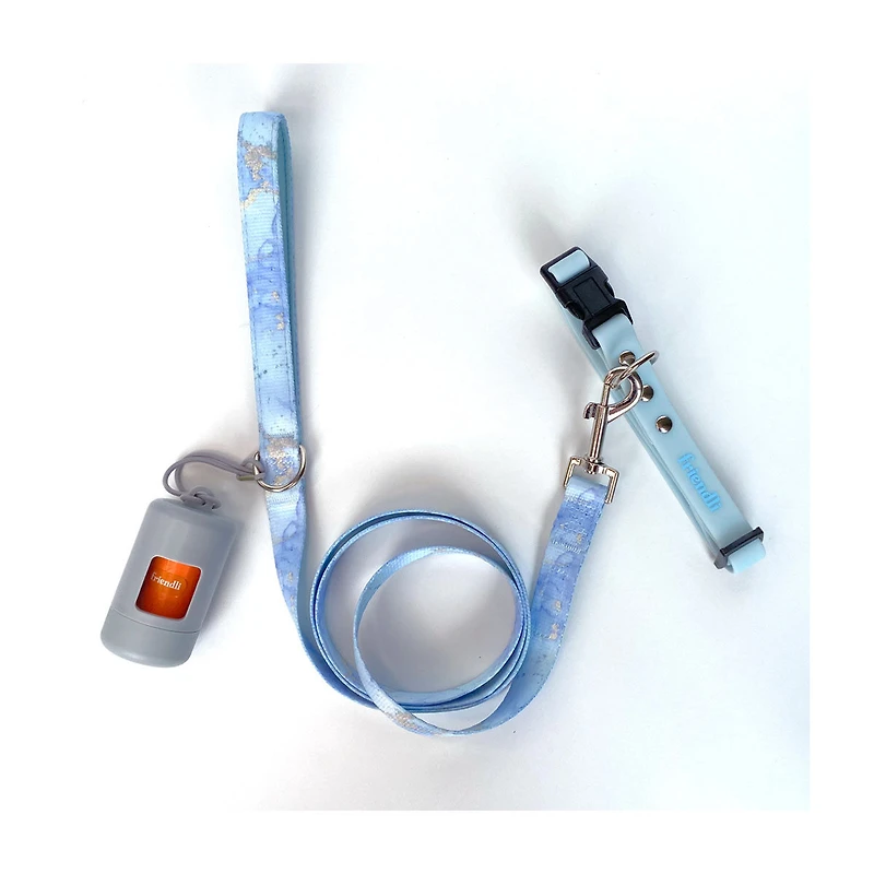 Snow Gray Dog Waste Bag Holder