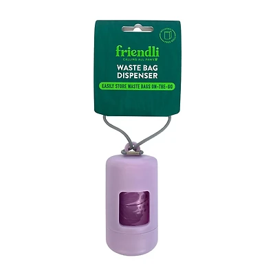 Friendli Dog Waste Bag Holder, Lilac