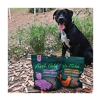 Fresh Field Bison & Apple Jerky Chips for Dogs, 5 oz