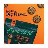 Fresh Field Chicken & Carrot Jerky Chips for Dogs, 5 oz
