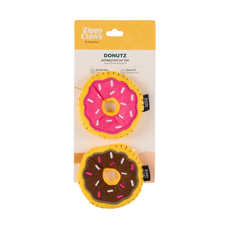 Zippy Claws Interactive Cat Toy, Donutz