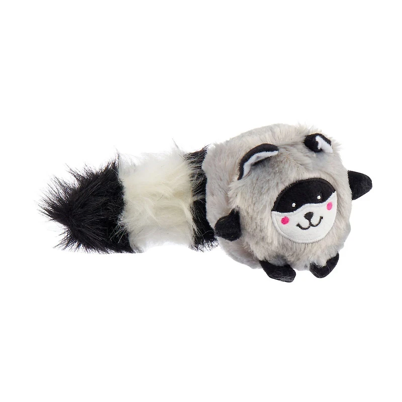 Zippy Claws Interactive Dog Throw Toy, Raccoon