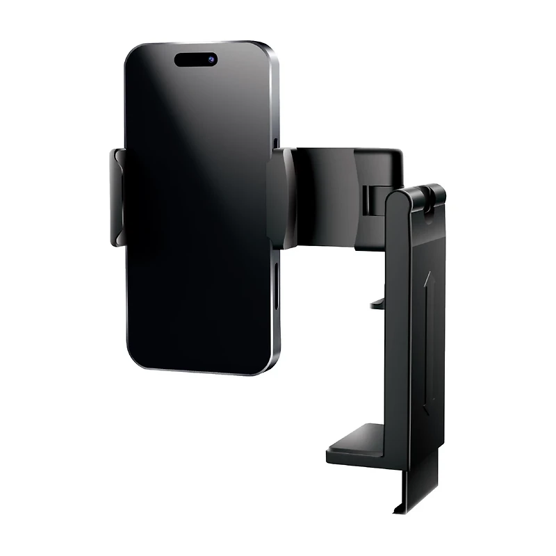 Travel Clamp Phone Mount, Black