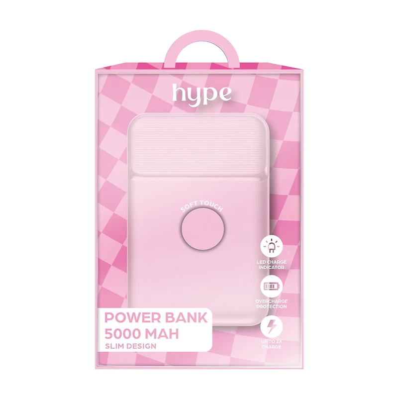 Hype 5000 MAH Power Bank, Assorted