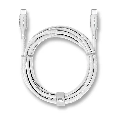 White USB-C Cable, 6 ft.
