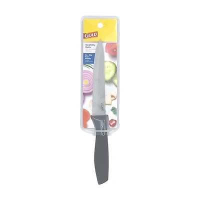 Glad Utility No-Slip Grip Handle Knife, 5 in