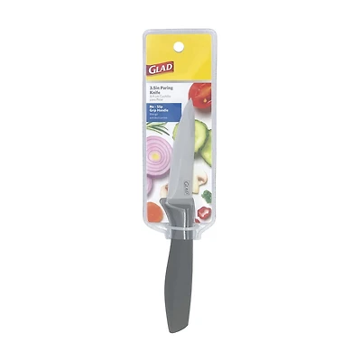 Glad Paring No-Slip Grip Handle Knife, 3.5 in