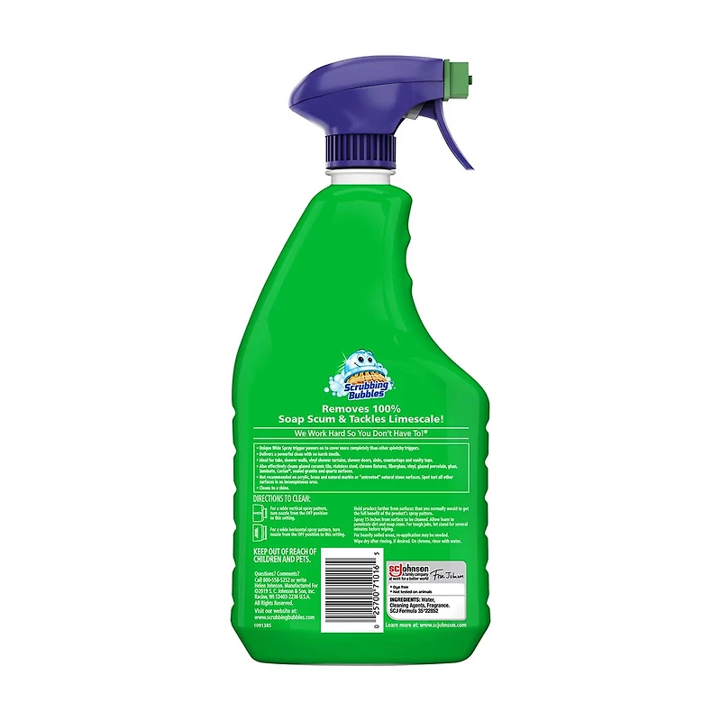 Scrubbing Bubbles Mega Shower Foamer Bathroom Cleaner, Rainshower Scent, 32 oz