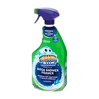 Scrubbing Bubbles Mega Shower Foamer Bathroom Cleaner, Rainshower Scent, 32 oz