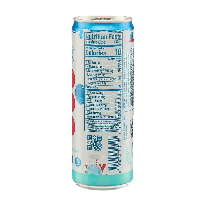 Alani Nu Energy Drink, Blue Slush, 12 fl oz