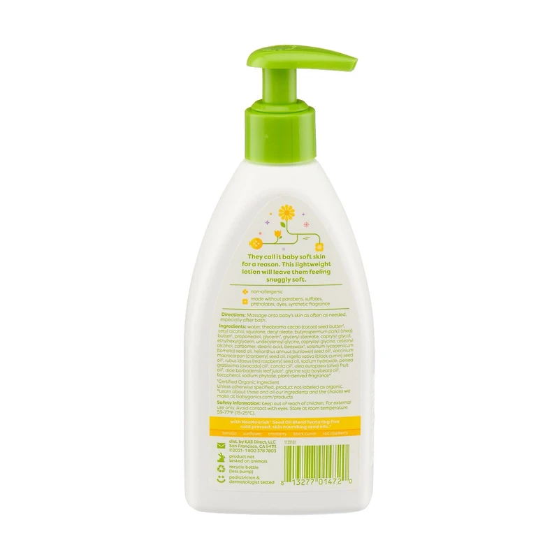 Babyganics Moisturizing Daily Lotion, Chamomile Verbena