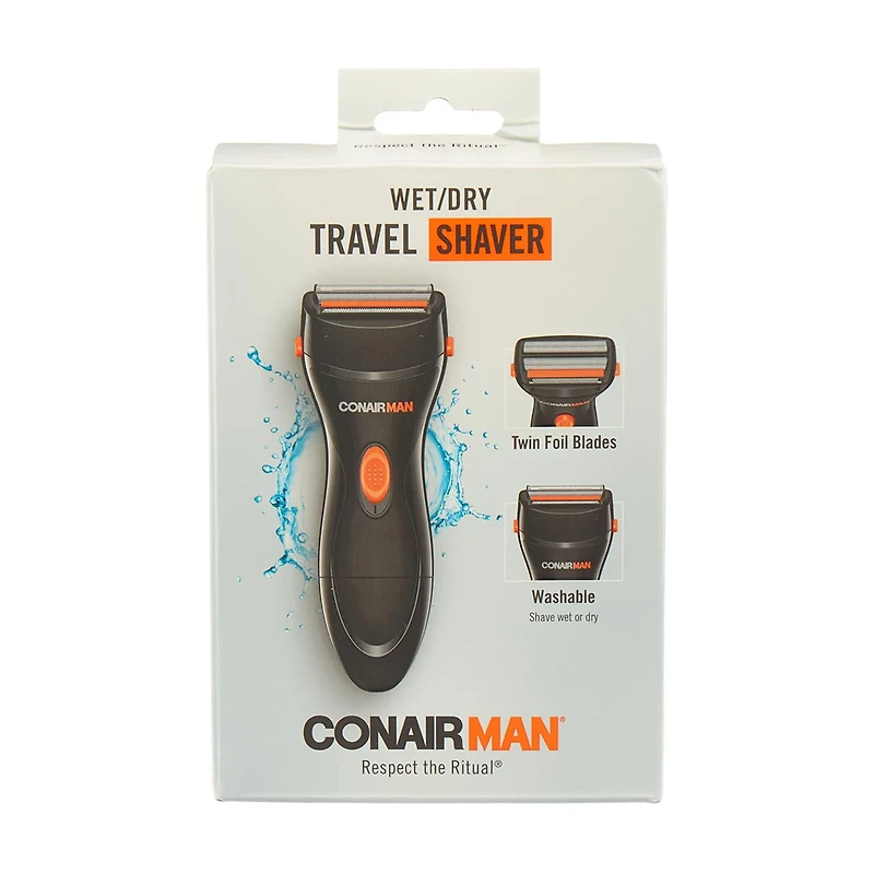 ConAirMan Wet/Dry Travel Shaver