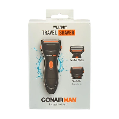 ConAirMan Wet/Dry Travel Shaver