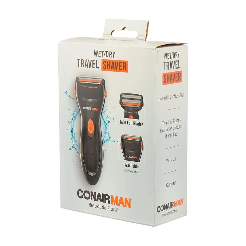 ConAirMan Wet/Dry Travel Shaver