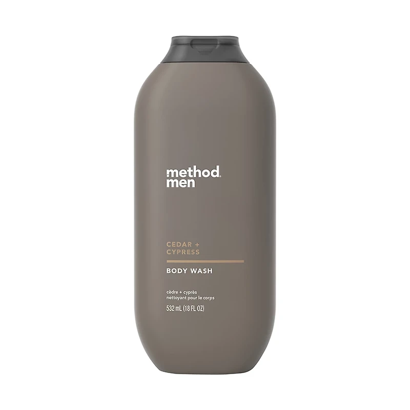 Method Men Cedar + Cypress Body Wash, 18 fl oz